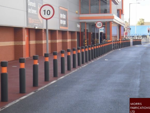 Bollards.