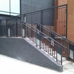 Metal railings