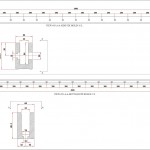 Drawing showing aluminium U-channel
