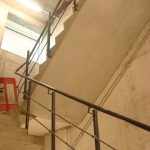 Mild steel staircase balustrading