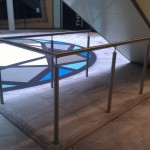 Stainless steel escalator protection