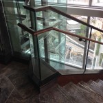 Feature staircase at Shangri-La Hotel, The Shard