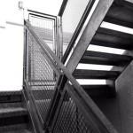 Galvanised steel penthouse staircase